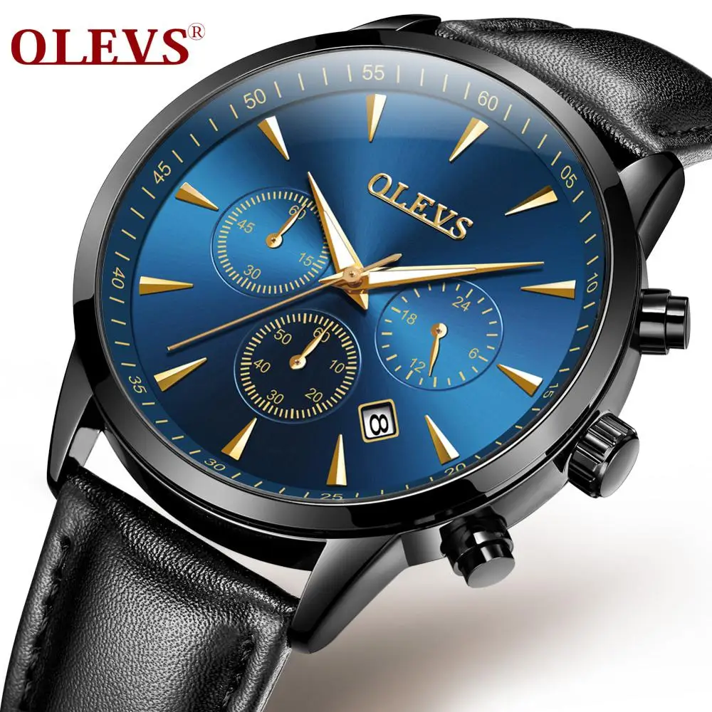 Top Brand Luxury OLEVS 2860 Fashion Men's Sport Watch Water Resistant Feature Multi Time Zone Watch leather Quartz Clock
Top Brand Luxury OLEVS 2860 Fashion Men's Sport Watch Water Resistant Feature Multi Time Zone Watch leather Quartz Clock