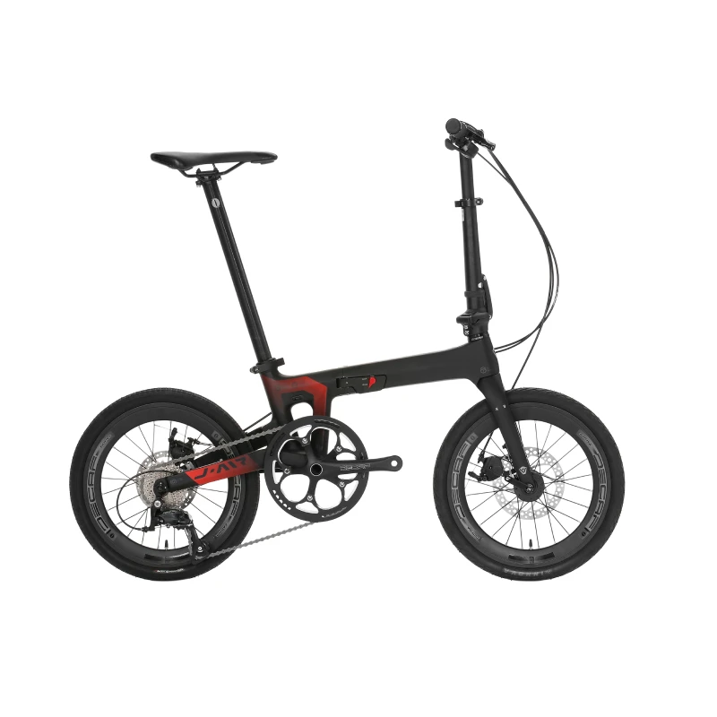 New Arrival JAVA Light Weight Carbon Fiber Road Bike FOLDING BIKE 16 inch 8 speed, Black red/black
New Arrival JAVA Light Weight Carbon Fiber Road Bike FOLDING BIKE 16 inch 8 speed, Black red/black