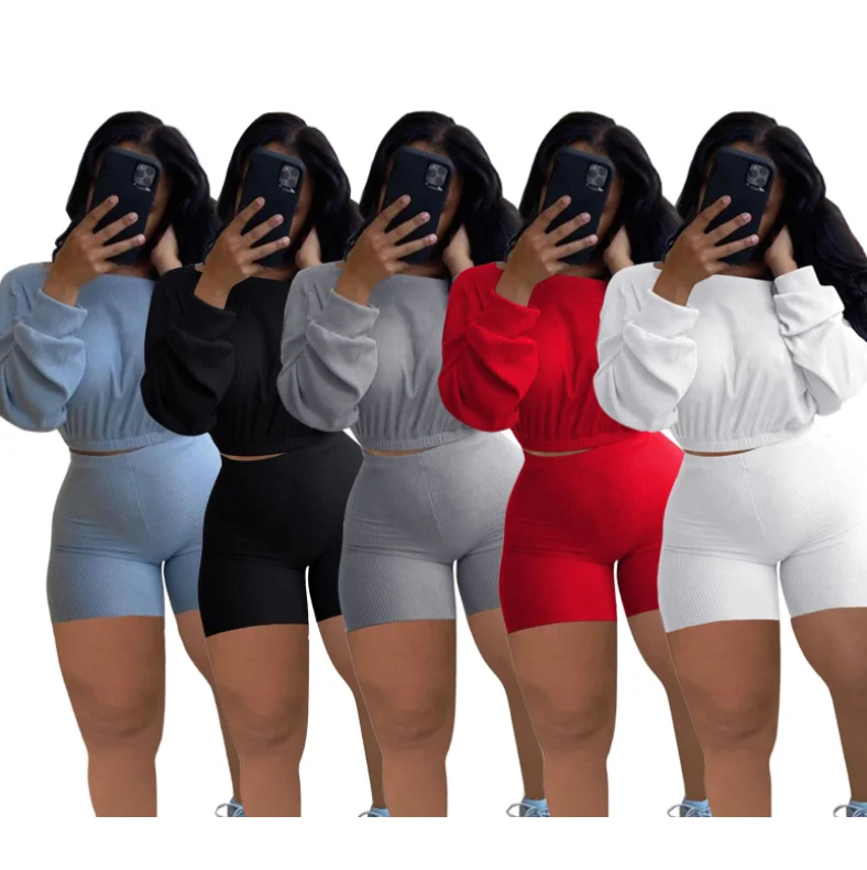 Women Apparel Hoodie Long Sleeve 2 Piece Sets Solid Color Fall Clothing Two Piece Shorts Set
Women Apparel Hoodie Long Sleeve 2 Piece Sets Solid Color Fall Clothing Two Piece Shorts Set