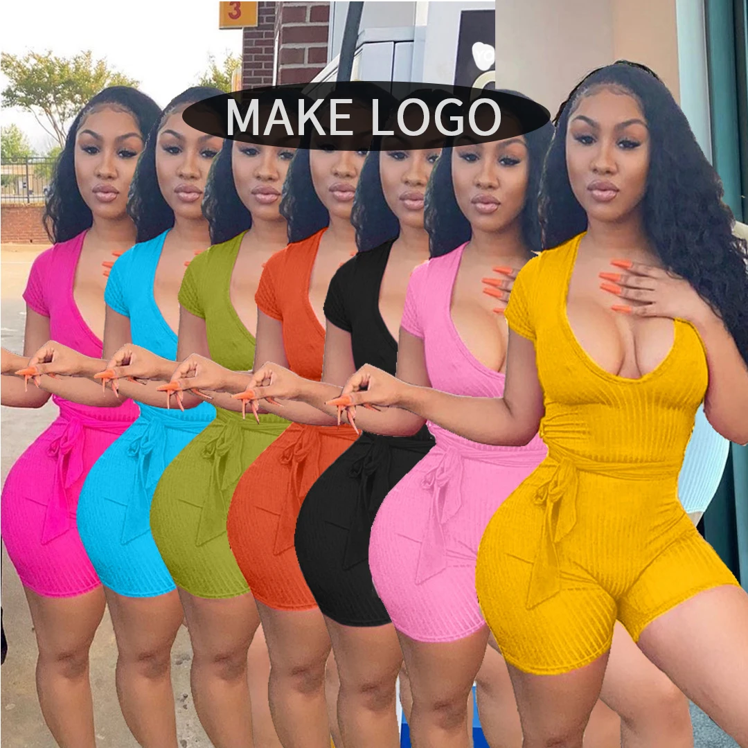 spring summer women 's wear, 2021 trending 10colors rib fabric knitted bodycon belted short romper jumpsuit
spring summer women 's wear, 2021 trending 10colors rib fabric knitted bodycon belted short romper jumpsuit