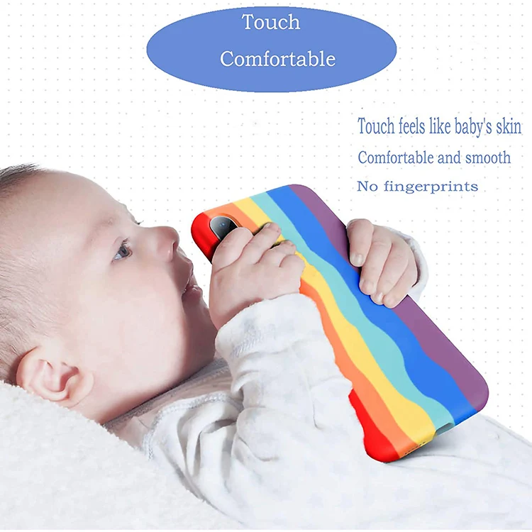 Original Liquid silicone rainbow case cover with logo for iPhone 11 xr xs 7 8 12 pro max phone case, Colors optional 
Original Liquid silicone rainbow case cover with logo for iPhone 11 xr xs 7 8 12 pro max phone case, Colors optional