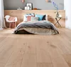 Natural Wire Brushed Matt Gloss Surface White Oak Wood Engineered Timber Flooring Australian Floating Floorboards