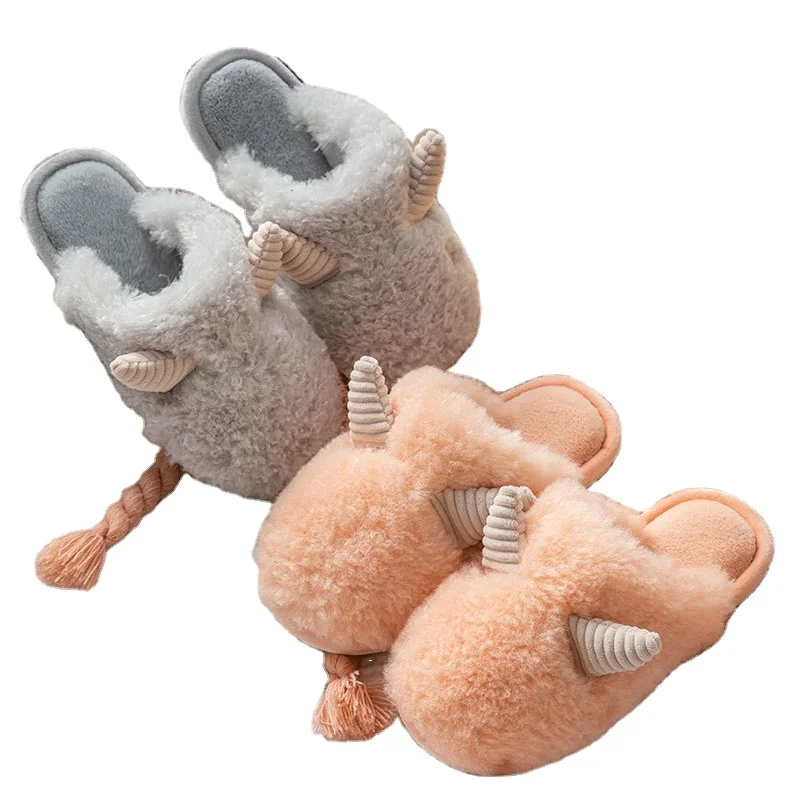 Fall New Style Soft Bottom Suede Home Indoor Slippers Wood Floor Cotton Slippers Women's Slippers
Fall New Style Soft Bottom Suede Home Indoor Slippers Wood Floor Cotton Slippers Women's Slippers