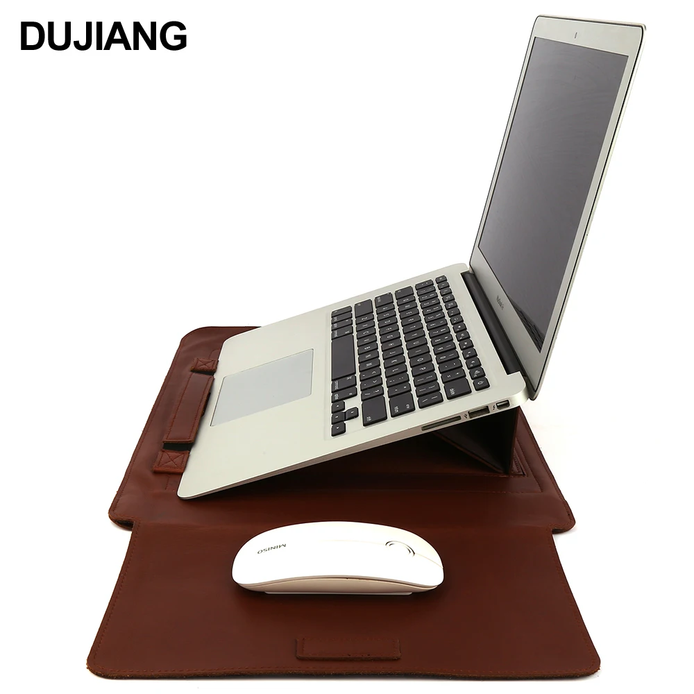 Genuine Leather Laptop Case Protective Laptop Sleeve Case For Apple Ipad Macbook With Mouse Pad, As shown
Genuine Leather Laptop Case Protective Laptop Sleeve Case For Apple Ipad Macbook With Mouse Pad, As shown