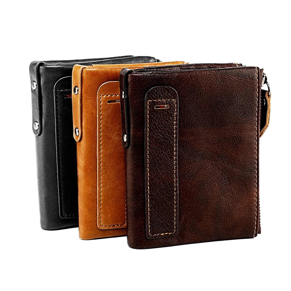 High Quality Vintage ID Card Holder Purse Small Male Travel Rifd Wallets With Double Zipper Wallets Genuine Leather Men's Wallet, Black, coffee etc.accept customized models
High Quality Vintage ID Card Holder Purse Small Male Travel Rifd Wallets With Double Zipper Wallets Genuine Leather Men's Wallet, Black, coffee etc.accept customized models