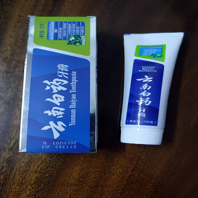 Yunnan Baiyao Toothpaste 150g
Yunnan Baiyao Toothpaste 150g