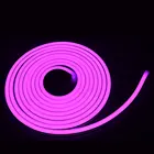24V purple 10x18 side bend plane soft silicone waterproof IP65 flex LED neon strip light for decoration