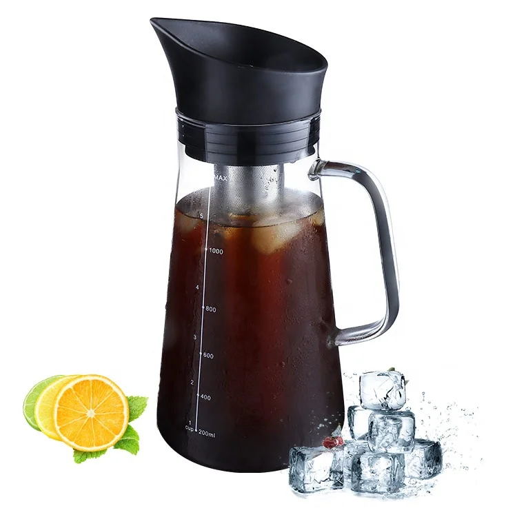 Amazon BPA Free Cold Brew Coffee Maker Glass Water Jug Borosilicate, Transparent/customized color
Amazon BPA Free Cold Brew Coffee Maker Glass Water Jug Borosilicate, Transparent/customized color