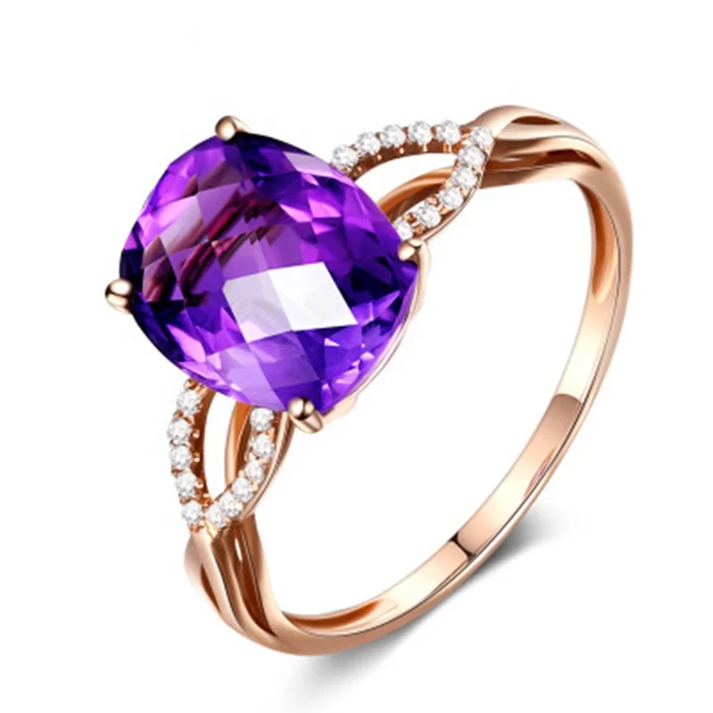 Oval Charm Rose Golden Finger Rings Inlay Luxury Purple Crystal Zircon Geometry Aesthetic Jewelry Women's Best Wedding Gifts
Oval Charm Rose Golden Finger Rings Inlay Luxury Purple Crystal Zircon Geometry Aesthetic Jewelry Women's Best Wedding Gifts
