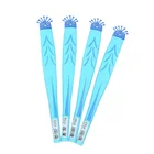Promotional customized school gifts creative lovely blue peacock shape silicone stationery gel pen set for kids