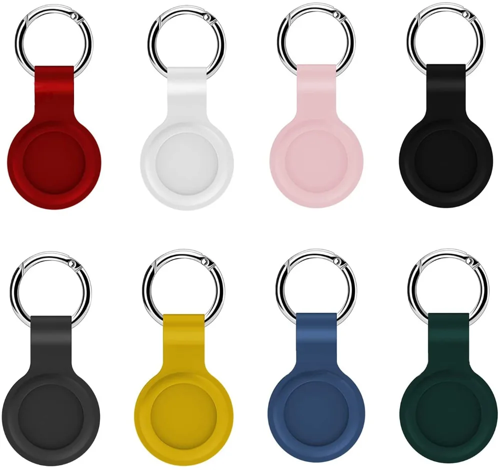 Hot Popular Anti-lost Soft Silicone Protective Case Cover with Hook Ring for Apple Airtag
Hot Popular Anti-lost Soft Silicone Protective Case Cover with Hook Ring for Apple Airtag