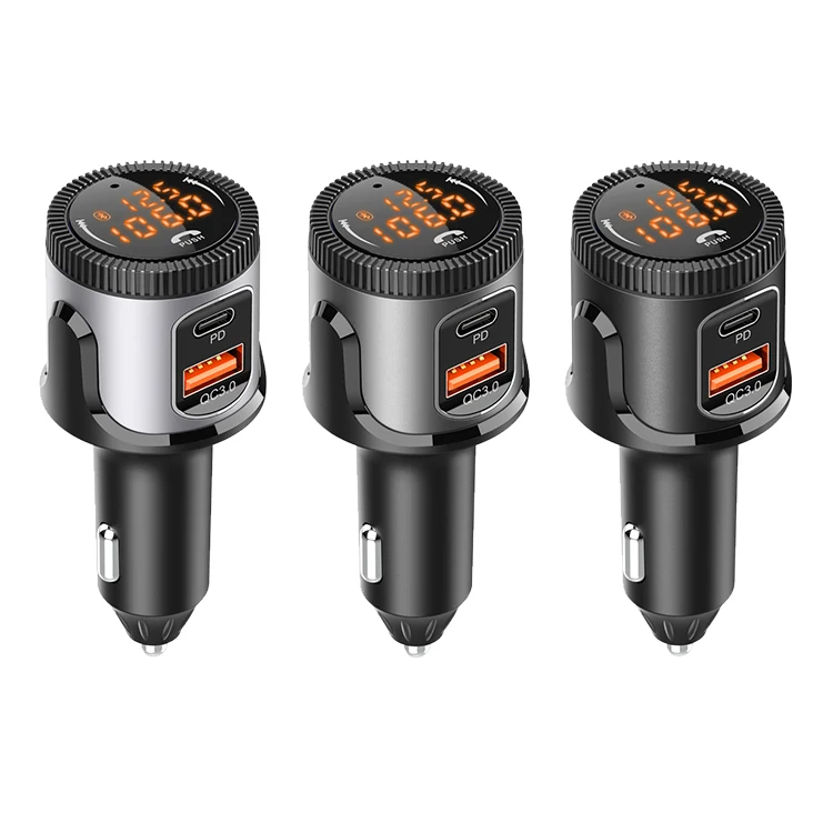 PD QC3.0 Car Mp3 Player Fm Transmitter Fast Charge Blue Too Car Adapter Car Phone Charger Usb C
PD QC3.0 Car Mp3 Player Fm Transmitter Fast Charge Blue Too Car Adapter Car Phone Charger Usb C