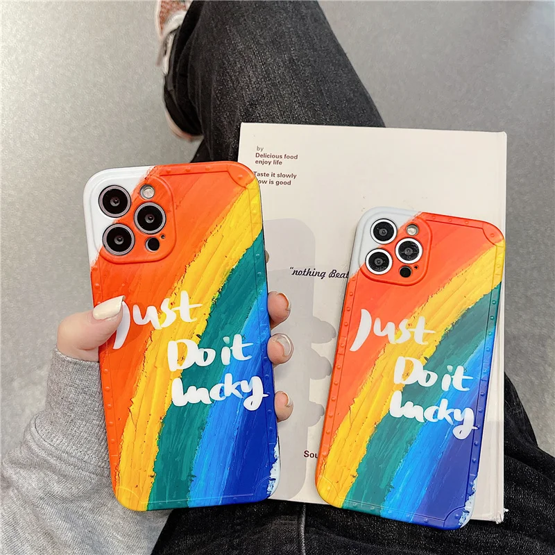 Colorful TPU Cute Rainbow Cartoons Lens Protection Phone Case Back Cover for iphone 6s 7 8/8 plus x xs max 11 12pro max
Colorful TPU Cute Rainbow Cartoons Lens Protection Phone Case Back Cover for iphone 6s 7 8/8 plus x xs max 11 12pro max