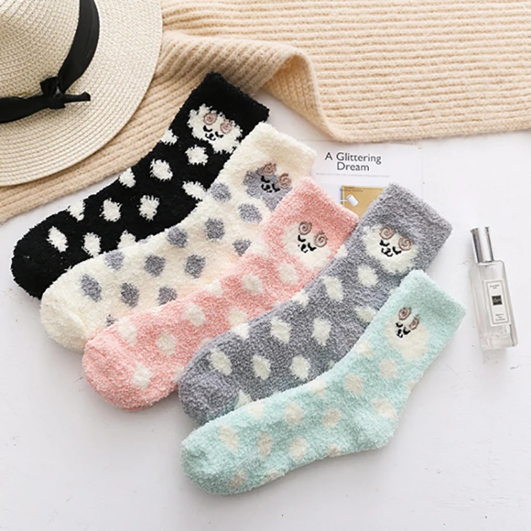 High level warm polyester womens ankle socks solid thick plain grip slouch winter socks for women kids girl, As picture shows
High level warm polyester womens ankle socks solid thick plain grip slouch winter socks for women kids girl, As picture shows
