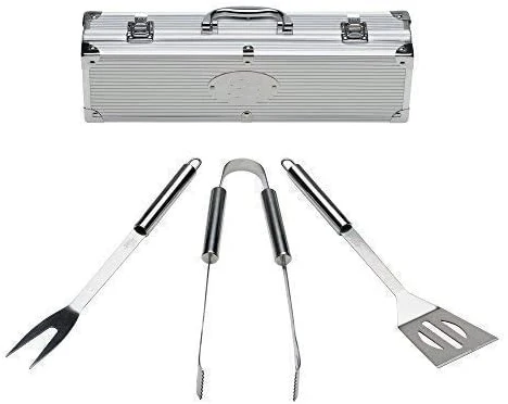 Stainless Steel BBQ Barbecue Utensils with Aluminium Case BBQ Grill Tool Set Stainless Steel Barbecue Grill Accessories Utensils
Stainless Steel BBQ Barbecue Utensils with Aluminium Case BBQ Grill Tool Set Stainless Steel Barbecue Grill Accessories Utensils