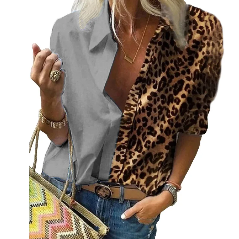Factory wholesale leopard print plus size chiffon shirt loose shirt shirt woman chiffon women chiffon shirts, Customized color
Factory wholesale leopard print plus size chiffon shirt loose shirt shirt woman chiffon women chiffon shirts, Customized color
