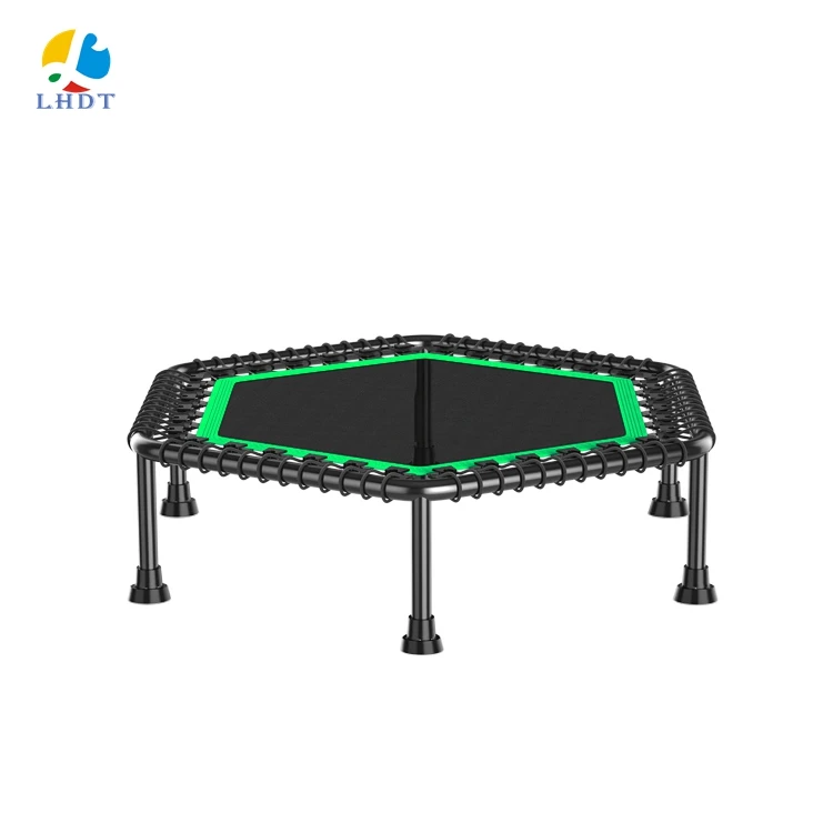 Gym Equipment Accessories Indoor Fitness Colorful Bungee Mini Hexagon Fitness Trampoline, Customized color
Gym Equipment Accessories Indoor Fitness Colorful Bungee Mini Hexagon Fitness Trampoline, Customized color