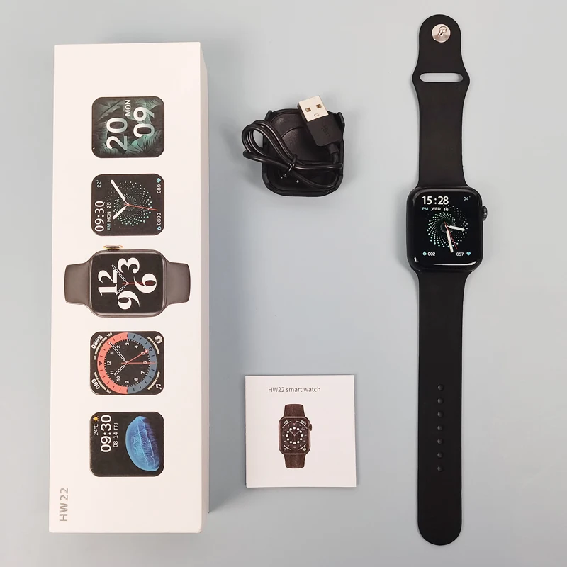 2021 New waterproof HW22 series 6 smart watch 2021 HW22 smartwatch BT calling sport games watchHW22, Black
2021 New waterproof HW22 series 6 smart watch 2021 HW22 smartwatch BT calling sport games watchHW22, Black