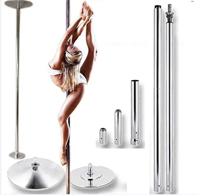 Popular Fitness Equipment Dance Pole for Sale Dance Pole Stripper Stage Detachable spinning Dance Tube, Silver
Popular Fitness Equipment Dance Pole for Sale Dance Pole Stripper Stage Detachable spinning Dance Tube, Silver