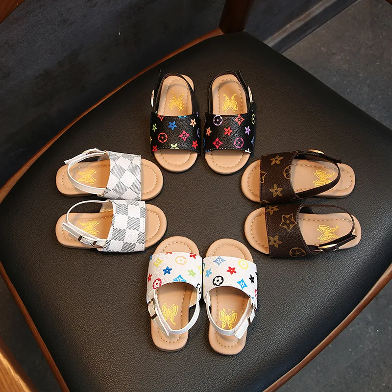 2021 hot summer fashion designer brown barefoot strap flat children's boy toddler kids sandals girls baby sandals & slippers
2021 hot summer fashion designer brown barefoot strap flat children's boy toddler kids sandals girls baby sandals & slippers