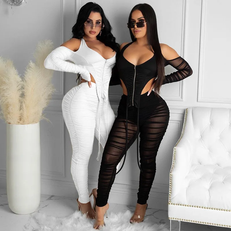 Trendy Bodycon Trousers Ladies Sexy Women High Waist Leggings Mesh Eyelets Strings Lace Up Club Stretch Tight Sheer Pants
Trendy Bodycon Trousers Ladies Sexy Women High Waist Leggings Mesh Eyelets Strings Lace Up Club Stretch Tight Sheer Pants