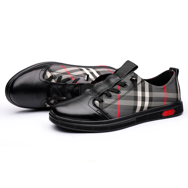 Wholesale Low Top Genuine Leather Tenis Sneakers Fashion Plaid Printed Men Shoes Luxury Branded Designer Shoes
Wholesale Low Top Genuine Leather Tenis Sneakers Fashion Plaid Printed Men Shoes Luxury Branded Designer Shoes