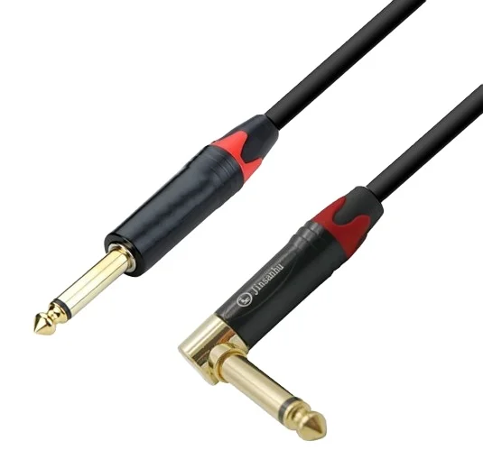 ROHS CE Jinsanhu Straight to Right Angle 1/4 Inch (6.3mm) Instrument guitar Cable audio copper braided cable wire PVC Jacket
ROHS CE Jinsanhu Straight to Right Angle 1/4 Inch (6.3mm) Instrument guitar Cable audio copper braided cable wire PVC Jacket