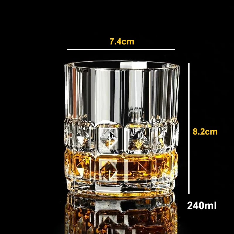 210ml 240ml de vino de cristal regalo de cóctel de alcohol taza de vidrio para beber Whisky taza