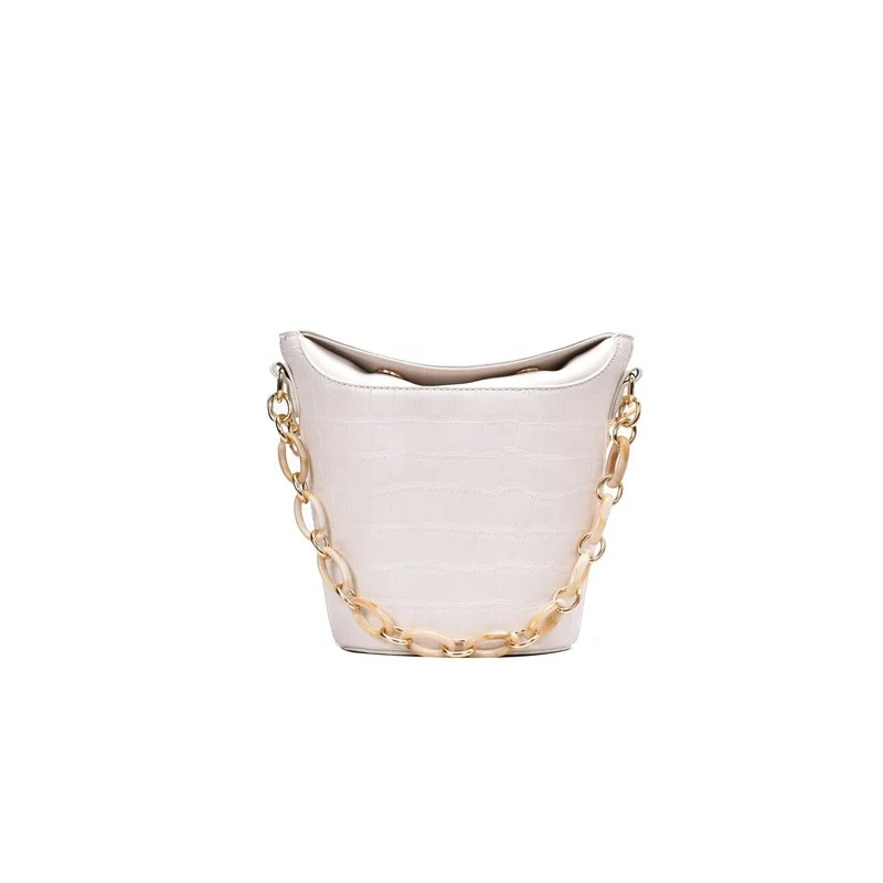 Factory Price Buckle Chain Shoulder Strap Crossbody Leather Stone Small Unique Bucket Bag
Factory Price Buckle Chain Shoulder Strap Crossbody Leather Stone Small Unique Bucket Bag