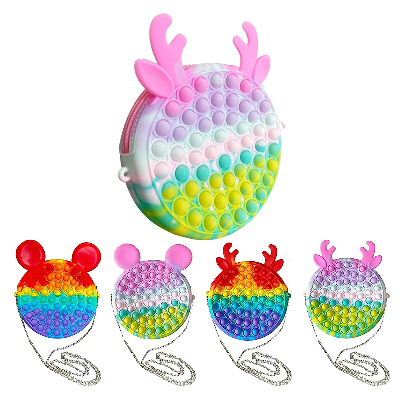 Pop Shoulder Bag Fidget Toys Push Bubble Silicone Coin Purse Mini Crossbody Shoulder Bags Wallet for Women Toddler Kids Girls
Pop Shoulder Bag Fidget Toys Push Bubble Silicone Coin Purse Mini Crossbody Shoulder Bags Wallet for Women Toddler Kids Girls