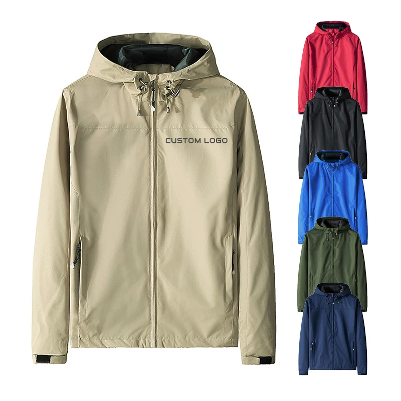 China custom logo fashion black unisex mens rain polyester waterproof full zip up zipper track training running sport jacket, 6 colors
China custom logo fashion black unisex mens rain polyester waterproof full zip up zipper track training running sport jacket, 6 colors