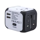 Worldwide Plug USB Adapter Travel Adaptor Safety 5v 2400mA Universal Charger