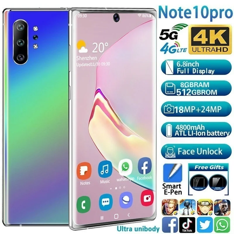 2021 Note10+ Rear 48MP Selfie Smartphone 8GB+128GB 6.7 Inch 4500mAh Android 10 Dual SIM Card Cell Phone Case
2021 Note10+ Rear 48MP Selfie Smartphone 8GB+128GB 6.7 Inch 4500mAh Android 10 Dual SIM Card Cell Phone Case