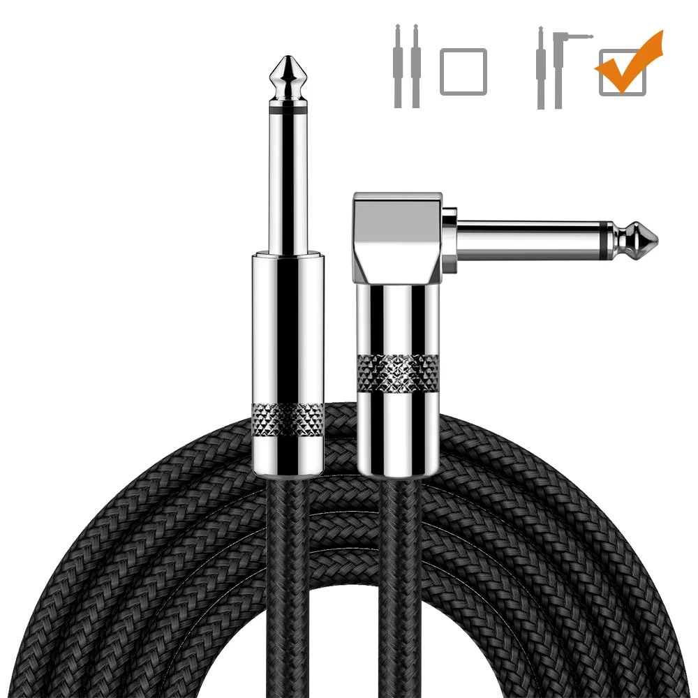 New Bee Professional Electric Instrument Audio Cable 10Ft Cord Guitar Cable for Electric Guitar, Bass, Keyboard, Pro Audio, Black
New Bee Professional Electric Instrument Audio Cable 10Ft Cord Guitar Cable for Electric Guitar, Bass, Keyboard, Pro Audio, Black