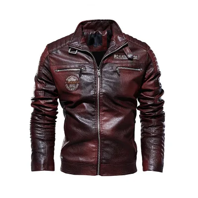 Wholesale Men's Casual Stand Collar Pu Leather Jacket Man lather new york mens leather jacket
Wholesale Men's Casual Stand Collar Pu Leather Jacket Man lather new york mens leather jacket