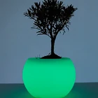 Flower Pot Changing Decorative Lighted Outdoor Party Bright Color Flower Pot