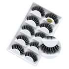 Oem Eyelashes 5 Pairs Of Eye Lashes Luxury 3d Mink Natural Long Oem Eyelashes