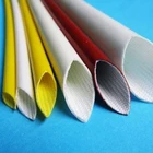 sleeve silicone high temperature silicone coated fiber glass silicone wire fiberglass sleeve