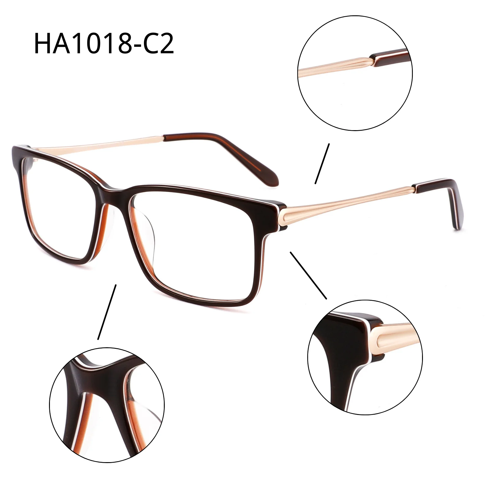VIFF HA1018 Eyeglasses Fashion Opticals Woman Glasses High Quality Preminum Optical Frame Wholesale Acetate Sunglasses
VIFF HA1018 Eyeglasses Fashion Opticals Woman Glasses High Quality Preminum Optical Frame Wholesale Acetate Sunglasses
