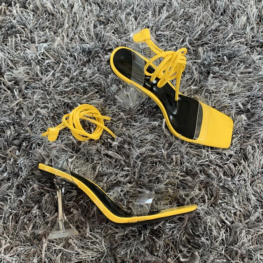 2021 Summer Pumps New Sexy Gladiator Sandals Shoes Women PVC High Heels Open Toe Sandal Lady Ankle Strap Pump Shoes Size 35-42 Pumps
2021 Summer Pumps New Sexy Gladiator Sandals Shoes Women PVC High Heels Open Toe Sandal Lady Ankle Strap Pump Shoes Size 35-42 Pumps