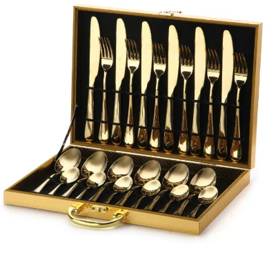 Hot Sales Brass Black Kitchen Fork And Spoon Silverware Gold Cutlery Golden Spoon Stainless Steel Flatware Set
Hot Sales Brass Black Kitchen Fork And Spoon Silverware Gold Cutlery Golden Spoon Stainless Steel Flatware Set
