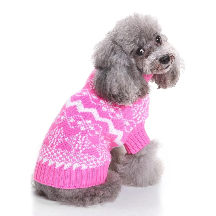 Fashionable Small MOQ Puppy Apparel Sweaters Dog Winter Overalls Dog Knitwear Christmas Pet Clothing, Pink
Fashionable Small MOQ Puppy Apparel Sweaters Dog Winter Overalls Dog Knitwear Christmas Pet Clothing, Pink