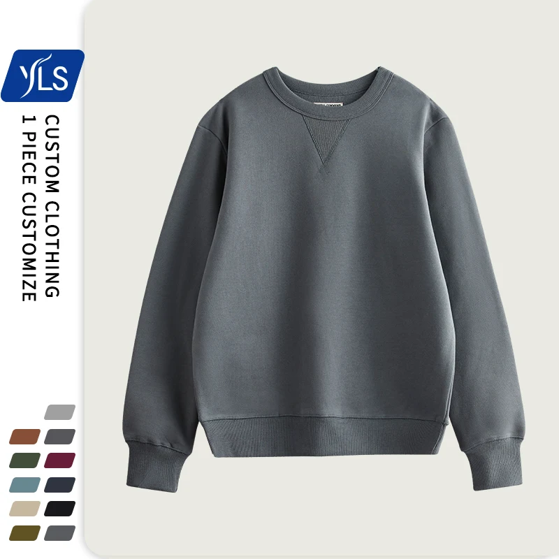 YLS Basic Heavy V-notch sweatshirt For men crewneck Solid Colour 470gsm fleece sweatshirts Casual New Hip Pop pullover
YLS Basic Heavy V-notch sweatshirt For men crewneck Solid Colour 470gsm fleece sweatshirts Casual New Hip Pop pullover
