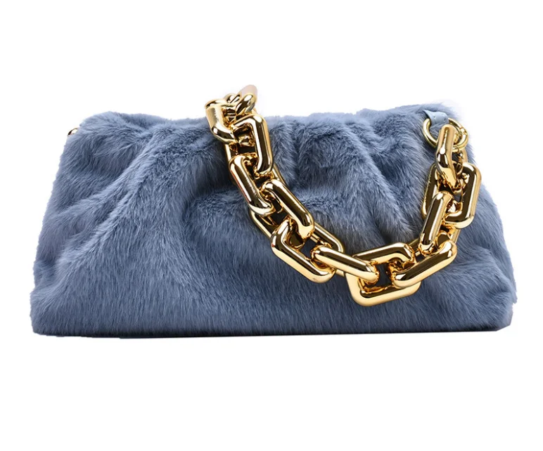 Autumn And Winter New Plush Handbag Metal Thick Chain Single Armpit Bag Texture All-match Female Shoulder Bag YGC-367
Autumn And Winter New Plush Handbag Metal Thick Chain Single Armpit Bag Texture All-match Female Shoulder Bag YGC-367