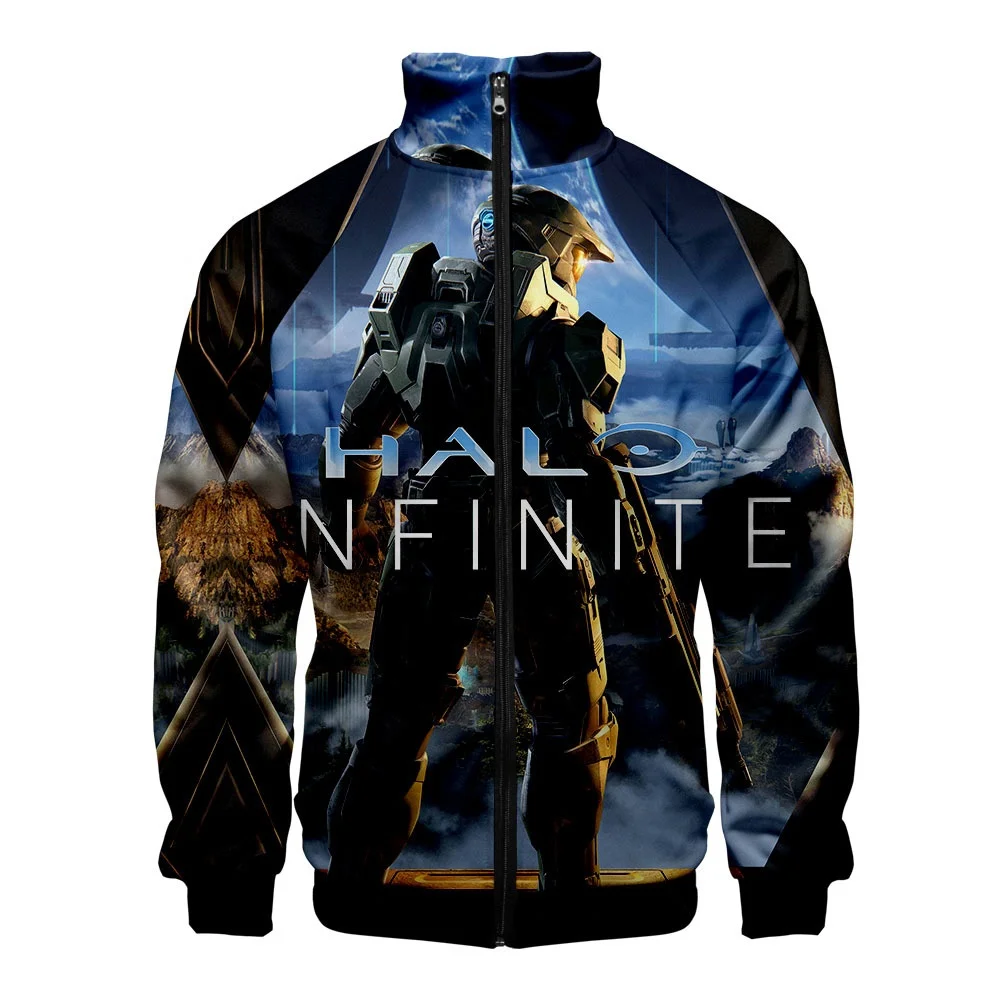 2021 new style hot sale halo jacket with zipper wholesale halo infinite jacket hoodie with zipper top sale sublimation jacket, Csutomized
2021 new style hot sale halo jacket with zipper wholesale halo infinite jacket hoodie with zipper top sale sublimation jacket, Csutomized
