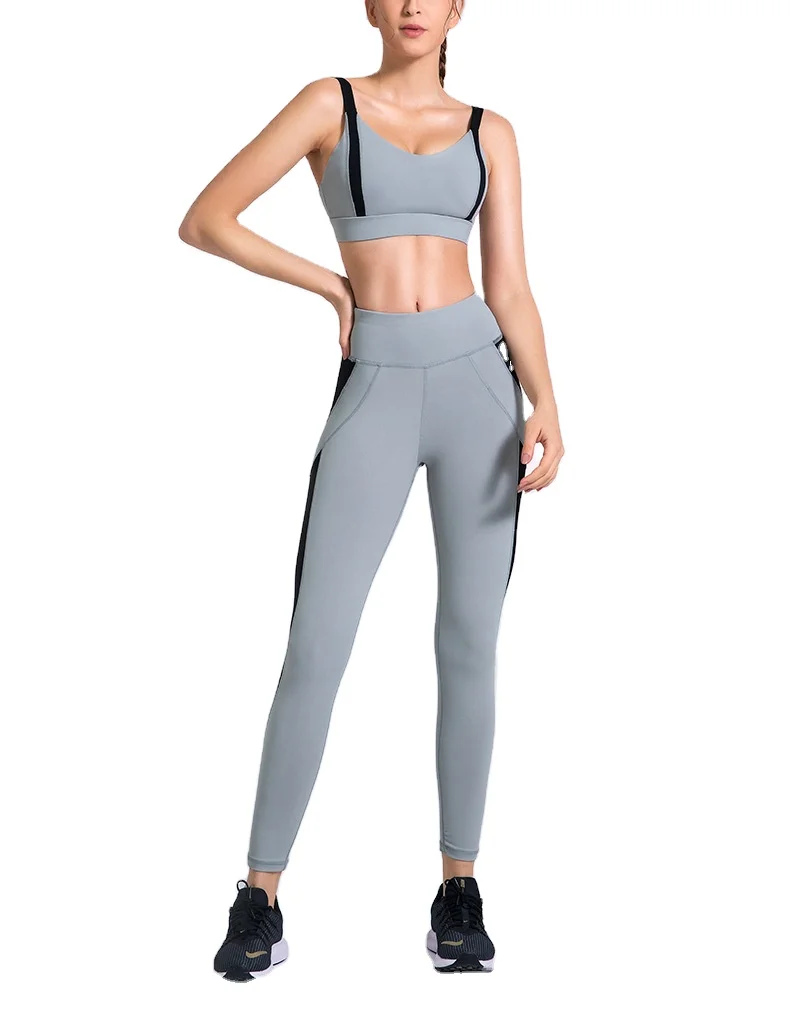 Womens Patchwork Sport Bra And Yoga Pants Sets 2 Piece Butt Lift Active Wear, Picture
Womens Patchwork Sport Bra And Yoga Pants Sets 2 Piece Butt Lift Active Wear, Picture