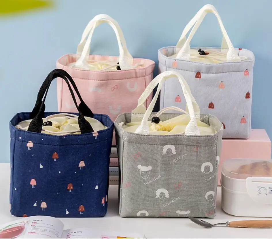 Insulated Lunch Bags Cute Tote Handbag Canvas Lunchbox Work Travel Picnic School Bento Lunch Bag for Adult and Kids
Insulated Lunch Bags Cute Tote Handbag Canvas Lunchbox Work Travel Picnic School Bento Lunch Bag for Adult and Kids