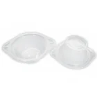 Microwave sealable disposable plastic noodle soup bowl