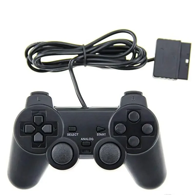 

Wired Black Gamepad For PS2 Controller Joypad For PS2 Host Interface Joystick
