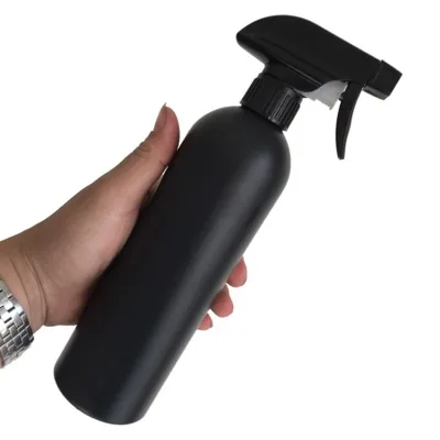 

500ML HDPE black spray bottle cleaner spray bottle cleaning production package household production package